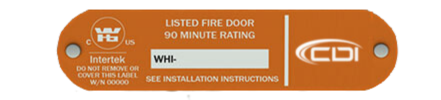 90 minute commercial door fire rating