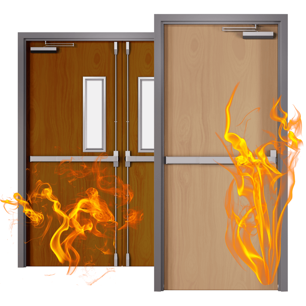 commercial fire rated wood doors