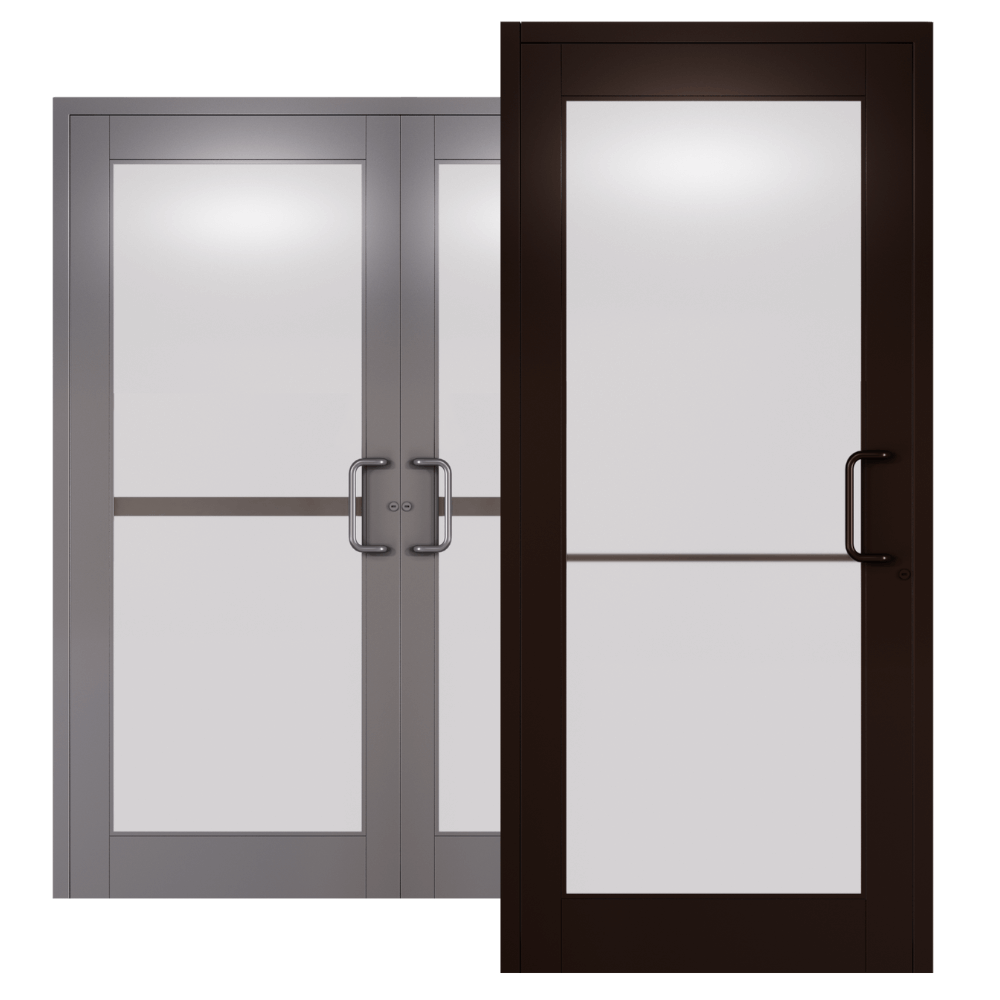 commercial glass storefront doors