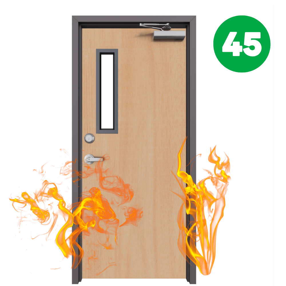 45 minute fire rated door
