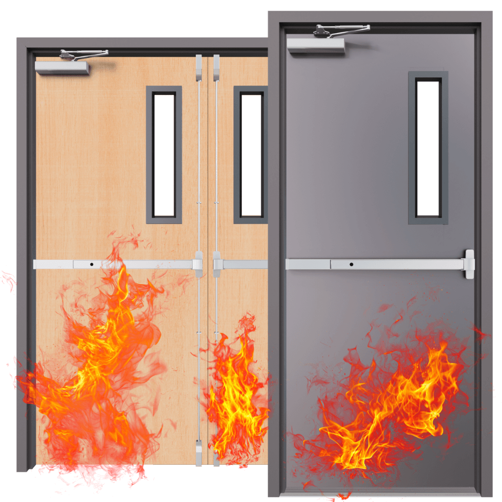 commercial fire rated doors