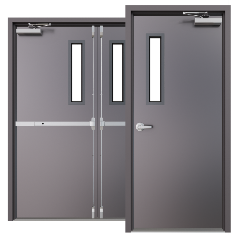 commercial hospital security doors