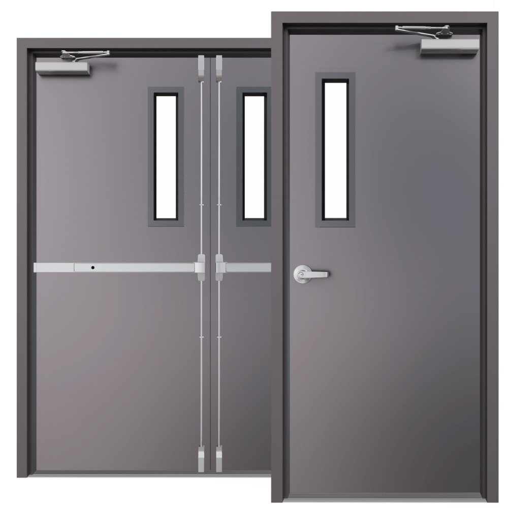 exterior metal doors