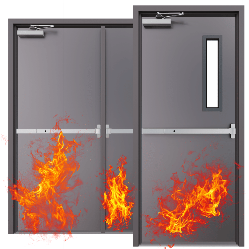 fire rated commercial metal doors