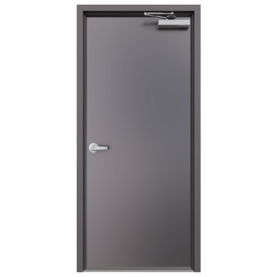 single metal doors